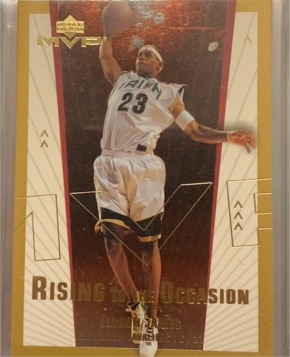 2003-04 Upper Deck MVP #RO2 LeBron James Rising to the Occasion — front