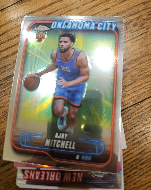 2024-25 Topps Chrome #132 Ajay Mitchell — front