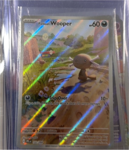 2025 Pokémon Phantasmal Flames #102/094 Paldean Wooper — front