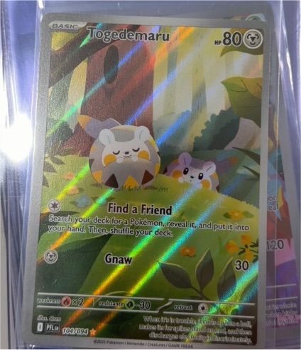 2025 Pokemon Phantasmal Flames #104 Togedemaru — front