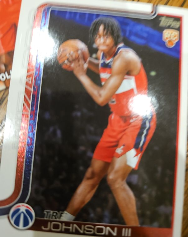 2025-26 Topps #206 Tre Johnson III — front
