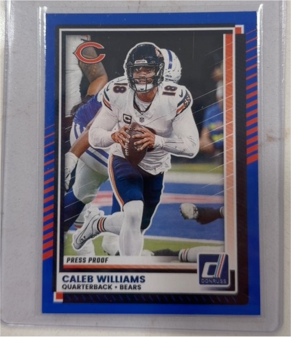 2025 Panini Donruss #7 Caleb Williams — front