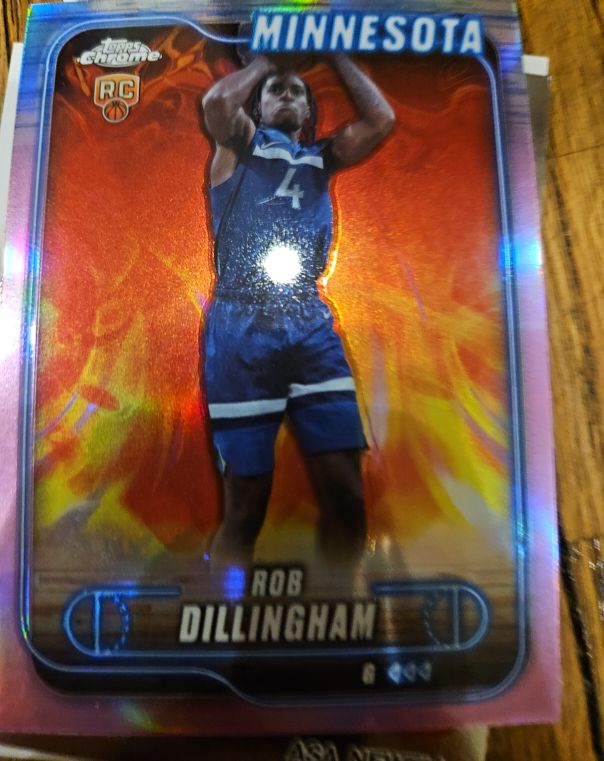 2024-25 Topps Chrome #165 Rob Dillingham — front