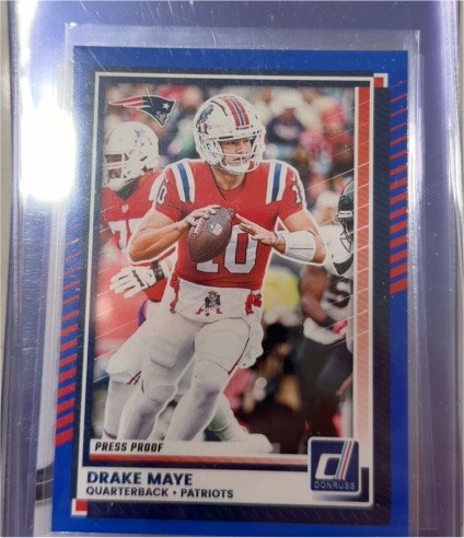 2025 Panini Donruss #58 Drake Maye — front