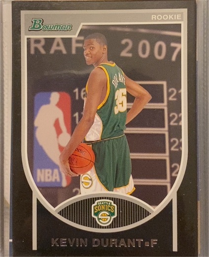 2007-08 Bowman #111 Kevin Durant — front