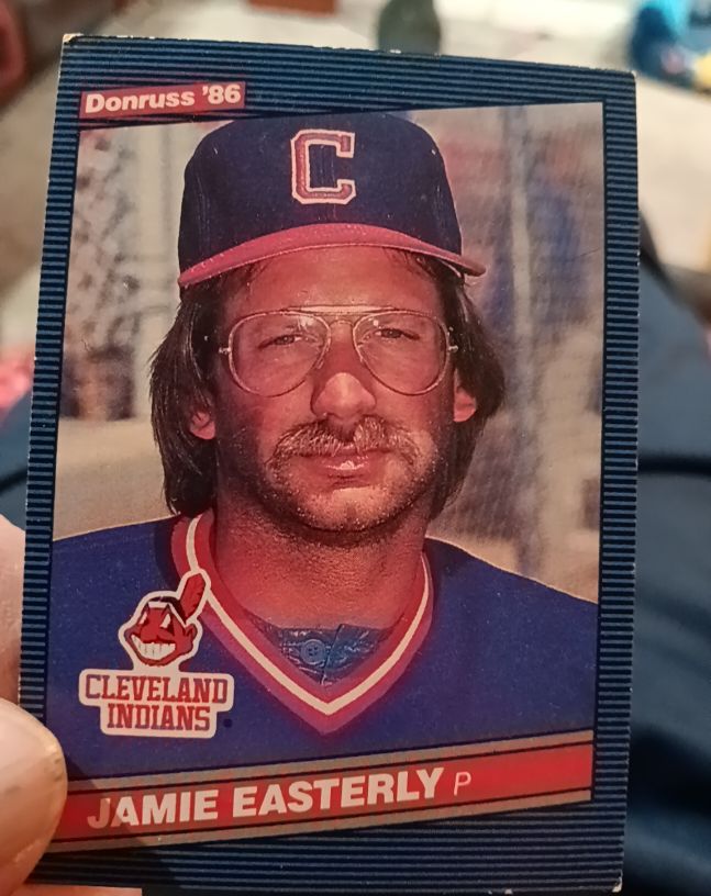 1986 Donruss #582 Jamie Easterly Cleveland Indians — front