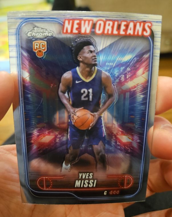 2024-25 Topps Chrome #156 Yves Missi — front