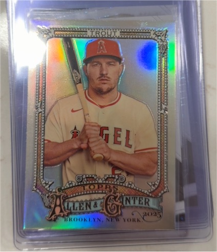 2025 Topps Allen & Ginter #100 Mike Trout — front