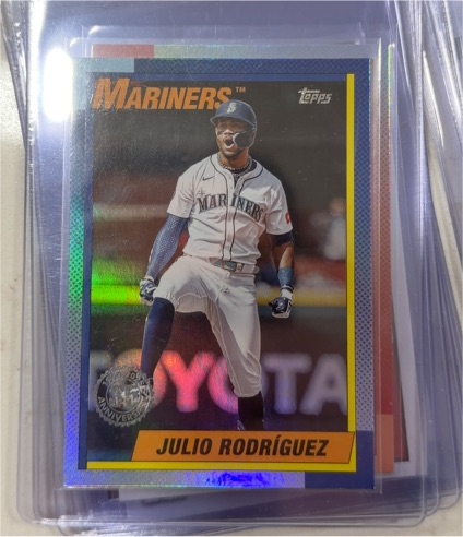2025 Topps Update 1990 35th Anniversary #U90-3 Julio Rodríguez — front