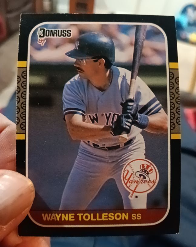 1987 Donruss #524 Wayne Tolleson — front
