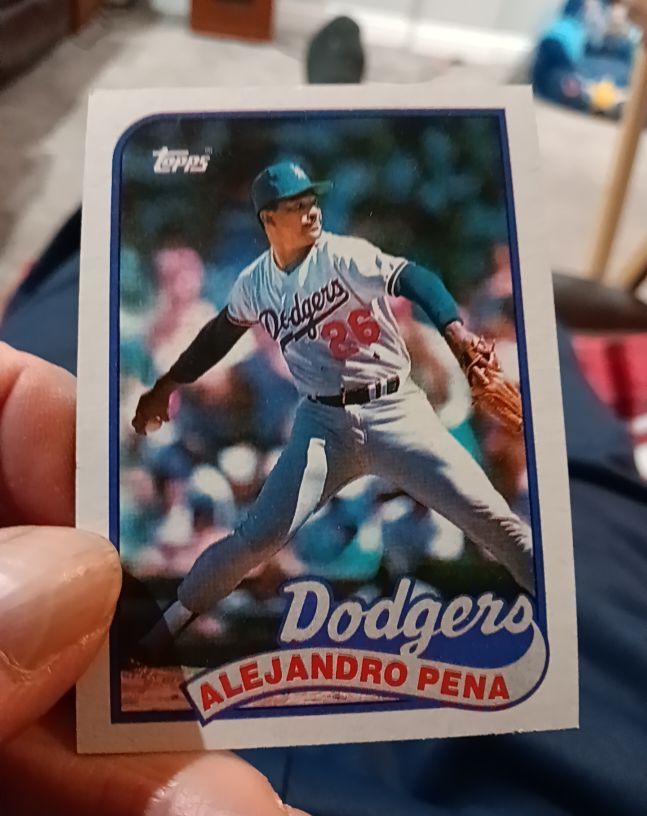 1989 Topps #57 Alejandro Pena — front