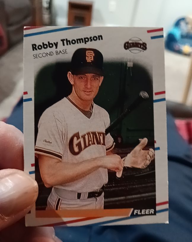 1988 Fleer #98 Robby Thompson — front