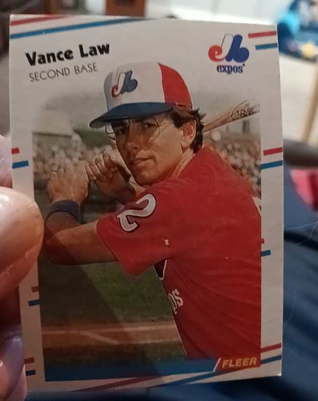 1988 Fleer #187 Vance Law — front