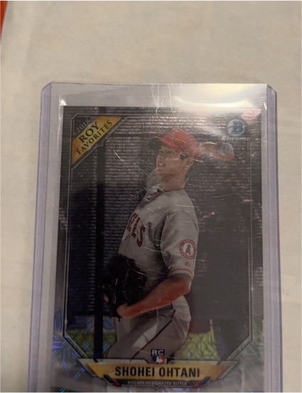 2018 Bowman Chrome #ROYF-SO Shohei Ohtani ROY Favorites — front