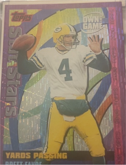 2000 Topps Own the Game #OTG4 Brett Favre — front