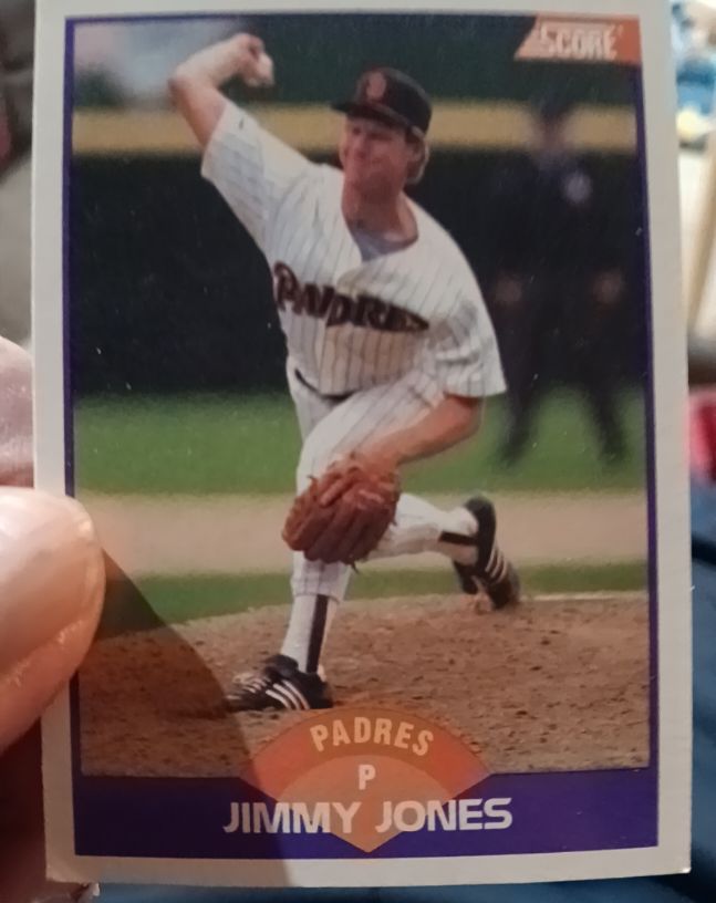 1989 Score #294 Jimmy Jones — front