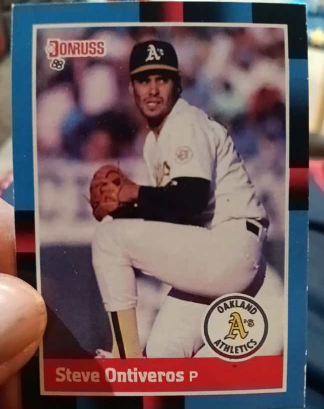 1988 Donruss #467 Steve Ontiveros — front