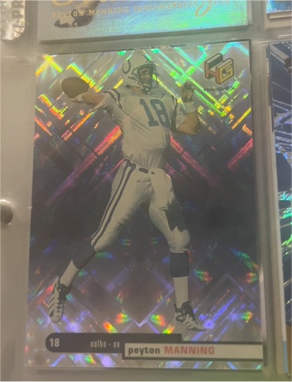 1999 Upper Deck HoloGrFX #23 Peyton Manning — front