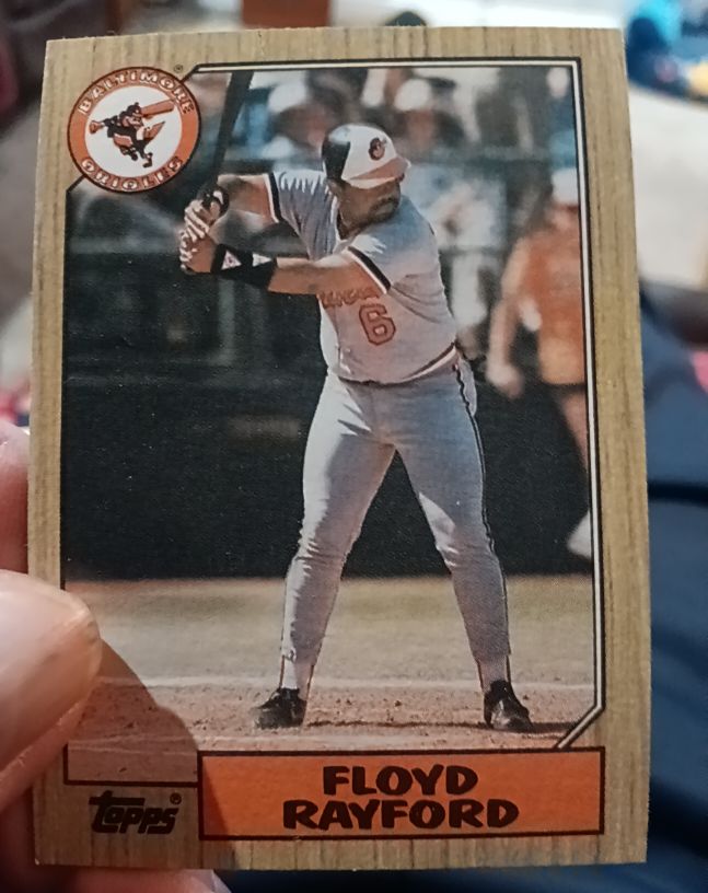 1987 Topps #426 Floyd Rayford — front