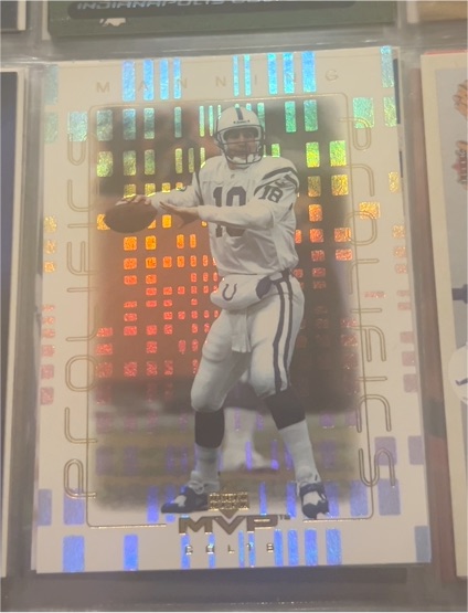 2000 Upper Deck MVP Prolifics #P4 Peyton Manning — front