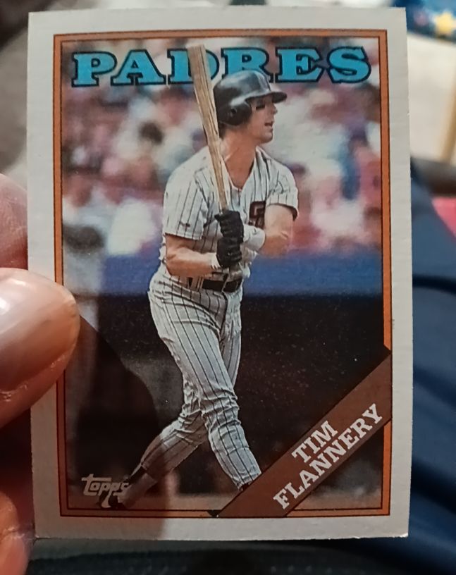 1988 Topps #513 Tim Flannery — front