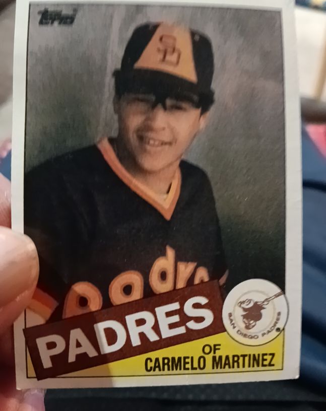 1985 Topps #558 Carmelo Martinez — front