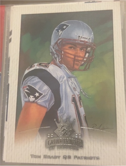 2002 Donruss Gridiron Kings #55 Tom Brady — front
