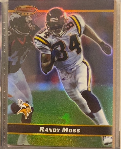 2000 Bowman's Best #43 Randy Moss — front