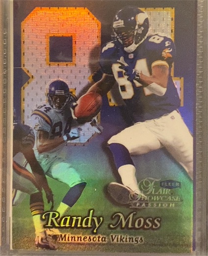 1999 Fleer Flair Showcase #78 Randy Moss — front