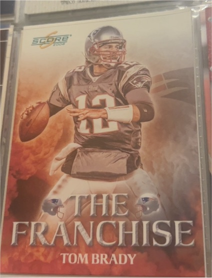 2008 Score The Franchise #F-2 Tom Brady — front