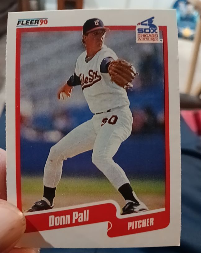 1990 Fleer #543 Donn Pall — front