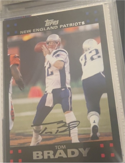 2007 Topps #28 Tom Brady — front