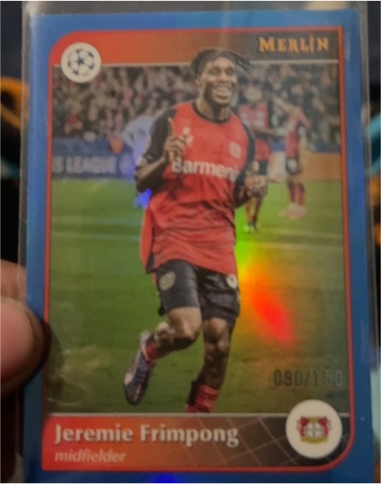 2024 Merlin UEFA Club Competitions #132 Jeremie Frimpong — front
