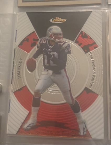 2005 Topps Finest #105 Tom Brady — front