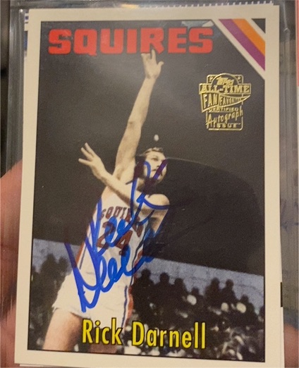 2005 Topps All-Time Fan Favorites Autograph Rick Darnell — front