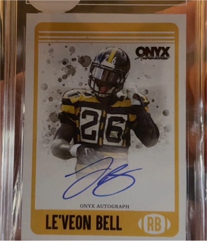 2024 Onyx Vintage Le'Veon Bell Autograph — front