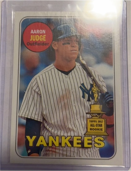 2018 Topps Heritage #25 Aaron Judge — front