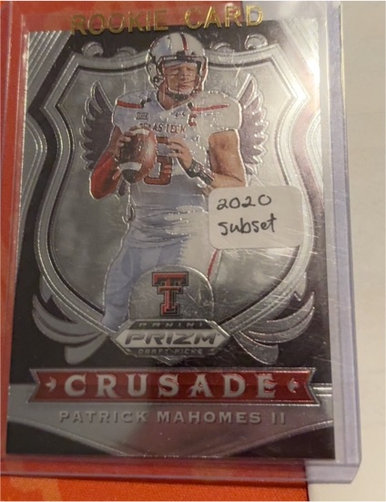 2020 Panini Prizm Draft Picks #80 Patrick Mahomes II Crusade — front