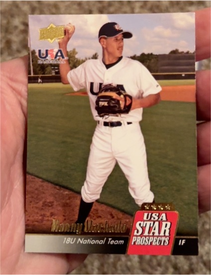 2009 Upper Deck Signature Stars #USA-10 Manny Machado USA Star Prospects — front