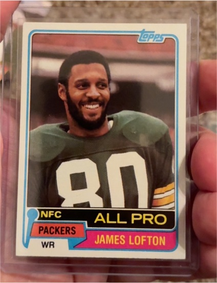 1981 Topps #430 James Lofton — front