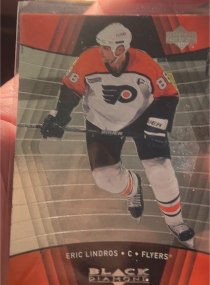 1999-00 Upper Deck Black Diamond #62 Eric Lindros — front