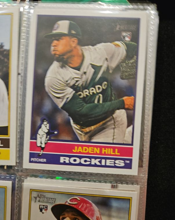 2025 Topps Heritage #398 Jaden Hill — front