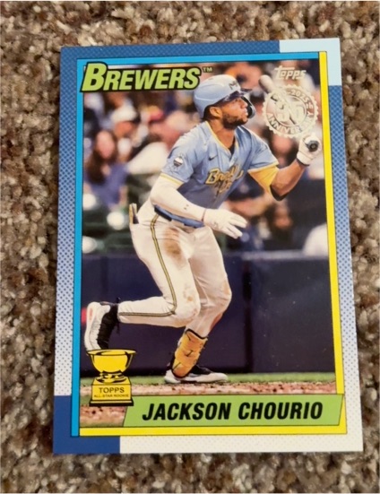 2025 Topps Series 1 #T90-37 Jackson Chourio — front