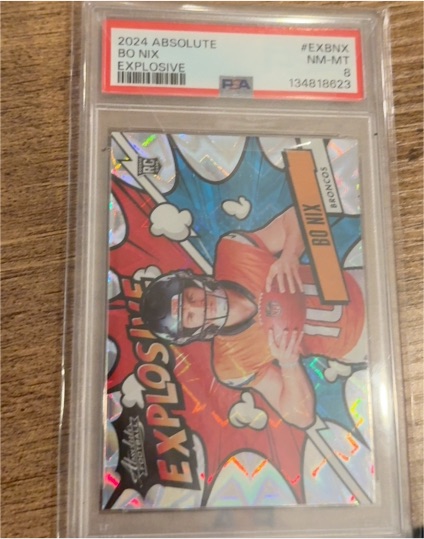 2024 Panini Absolute - Explosive Bo Nix #EXBNX — front