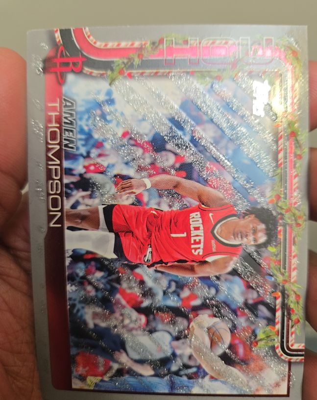 2025-26 Topps Holiday #H141 Amen Thompson — front