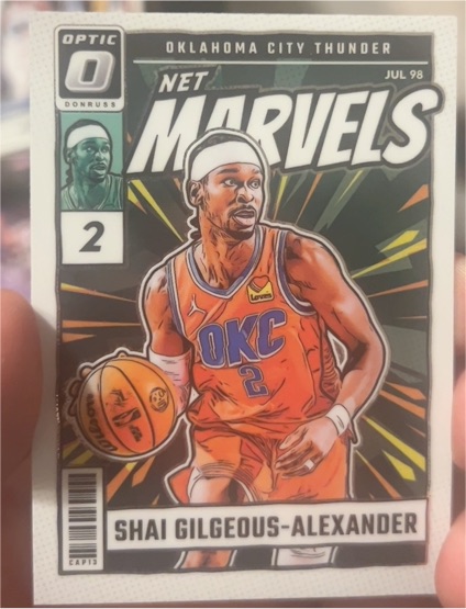 2024-25 Panini Donruss Optic Net Marvels #8 Shai Gilgeous-Alexander — front