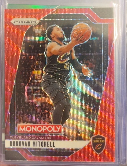 2024-25 Panini Prizm Monopoly #13 Donovan Mitchell — front