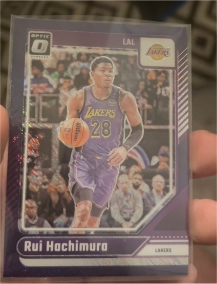 2024-25 Panini Donruss Optic #18 Rui Hachimura — front