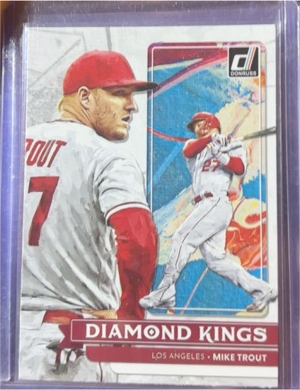 2022 Donruss #14 Mike Trout Diamond Kings — front