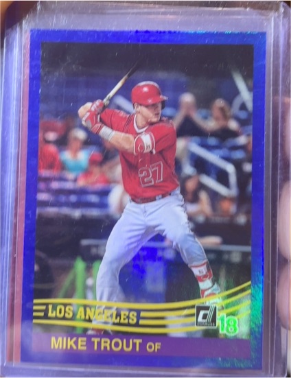 2018 Donruss #242 Mike Trout — front